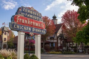 One of the best restaurants in Frankenmuth for a chicken dinner is Zehnder's.